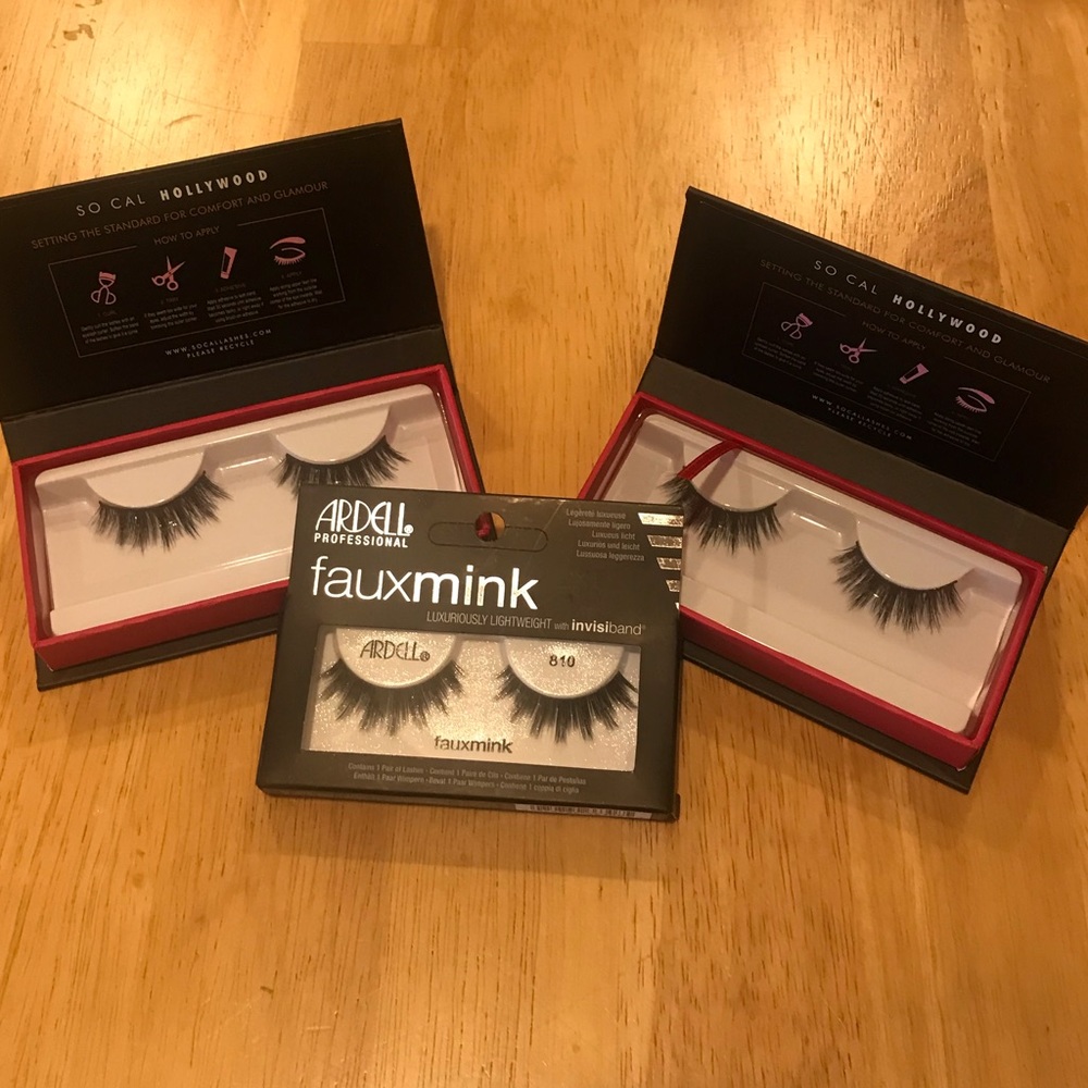 Faux Mink Lashes, 3 pairs